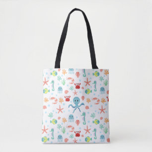Sea World pattern Tote Bag