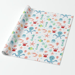 Sea World pattern Wrapping Paper