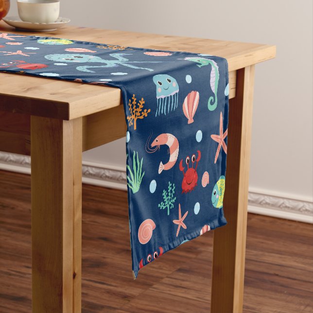 Sea World Short Table Runner (In Situ)