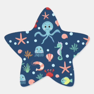 Sea World Star Sticker