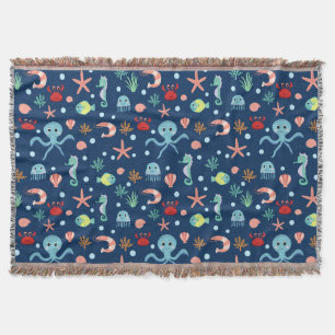 Sea World Throw Blanket