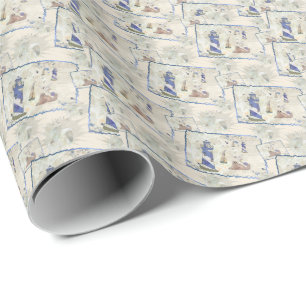 sea wrapping paper