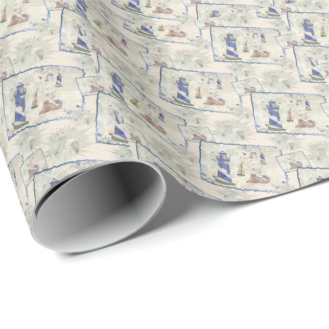 sea  wrapping paper (Roll Corner)