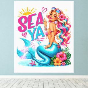 Sea Ya-100% Customisable Wrapped Canvas (Gloss)