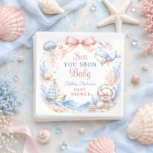 Sea You Soon Baby Coastal Baby Shower