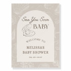 Sea You Soon Baby Coastal Baby Shower Welcome