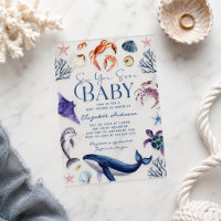 Sea You Soon Baby Sealife Baby Shower Acrylic