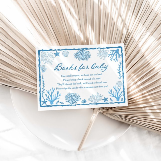 Sea You Soon Baby Shower Books For Baby  Enclosure Card (Creator Uploaded)