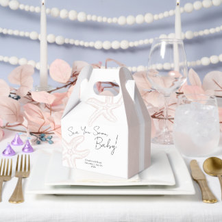 Sea You Soon Baby Shower  Favour Box