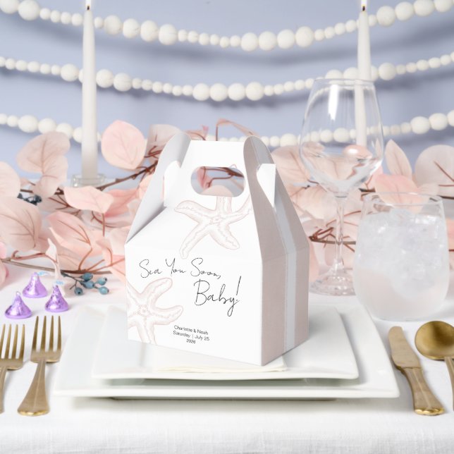 Sea You Soon Baby Shower  Favour Box (Wedding)