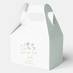 Sea you soon baby shower favour box