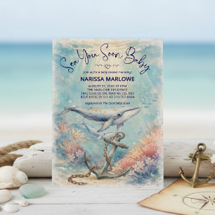 Sea You Soon Baby Shower Invitation