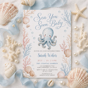 Sea You Soon Baby Shower Invitation