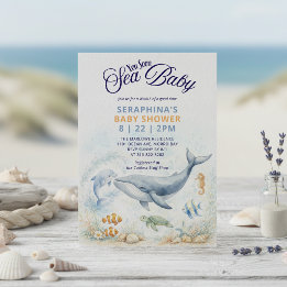 Sea You Soon Baby Shower Invitation