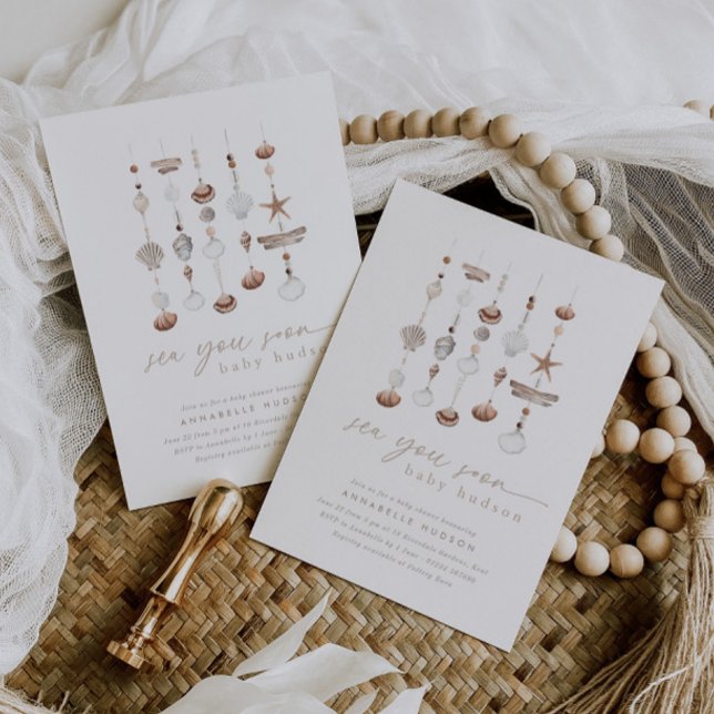 Sea You Soon Baby Shower Invitation (Zazzle Sea You Soon Baby Shower Invitation)