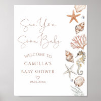 Sea You Soon Baby Shower Welcome