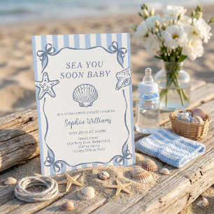 Sea You Soon Baby The Summer Baby Shower Invite