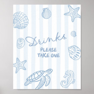Sea You Soon Drinks Party Sign