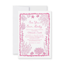 Sea You Soon Girl Coastal Baby Shower