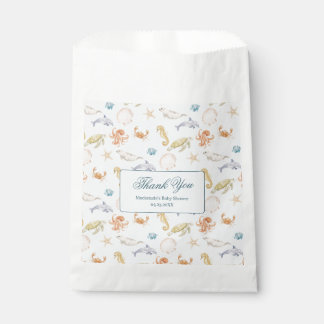 Sea You Soon Rococo Baby Shower Favour Bags
