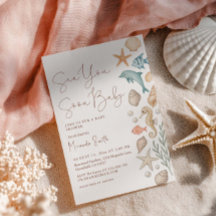 Sea You Soon Seashells Baby Shower