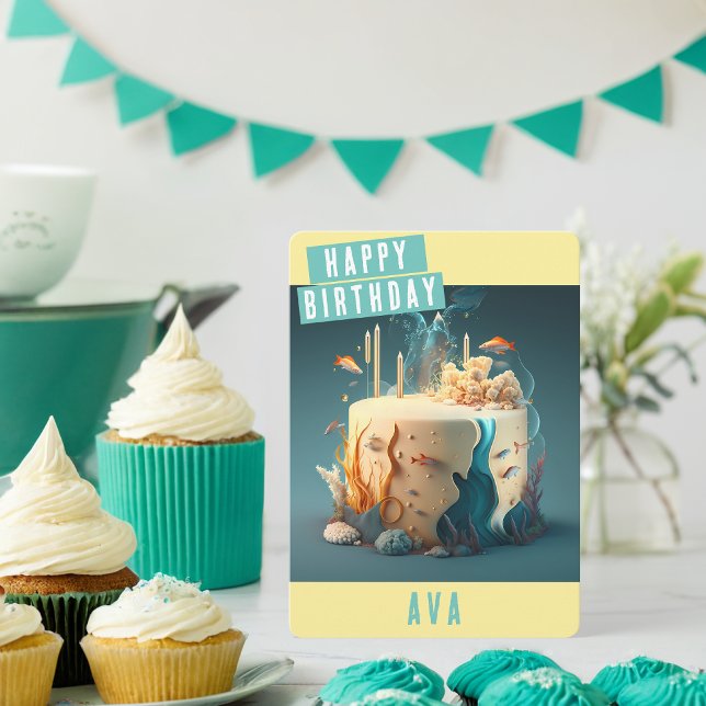 Seabed Birthday Card (Creator Uploaded)