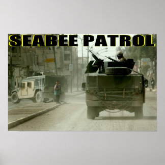 Seabees Can Do Poster