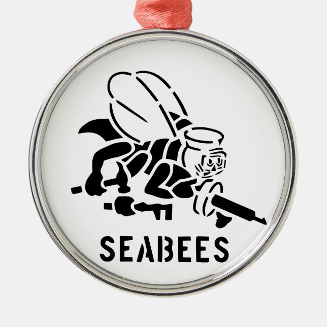 SeaBees Metal Tree Decoration (Front)