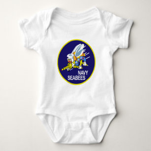 Seabees NAVY Baby Bodysuit