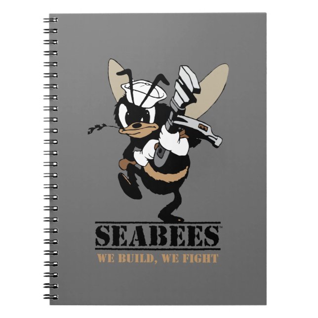 Seabees We build We Fight Notepad Notebook (Front)