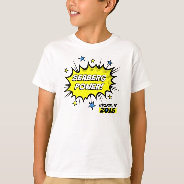 Seaberg Power! Kid T-Shirt (Front)