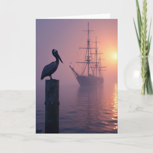 Seabird Fathers Day Scene Card (Front)