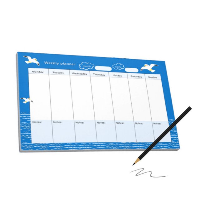 Seabirds and sea notepad (Creator Uploaded)