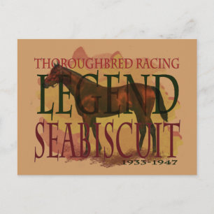 Seabiscuit - Thoroughbred Racing Legend Postcard