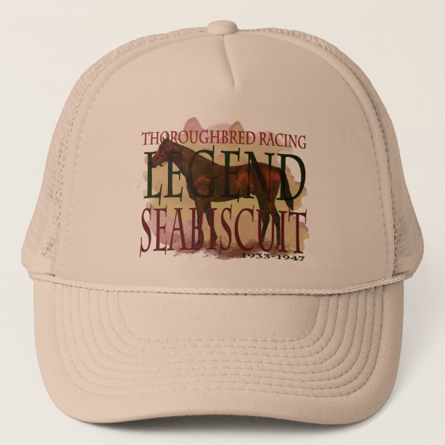 Seabiscuit - Thoroughbred Racing Legend Trucker Hat (Front)