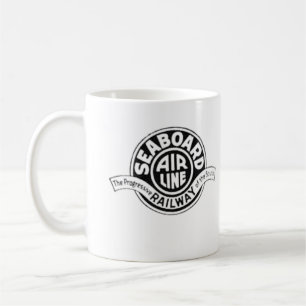Seaboard Railway Vintage Railroad Logo Mug
