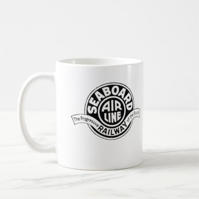Seaboard Railway Vintage Railroad Logo Mug (Left)