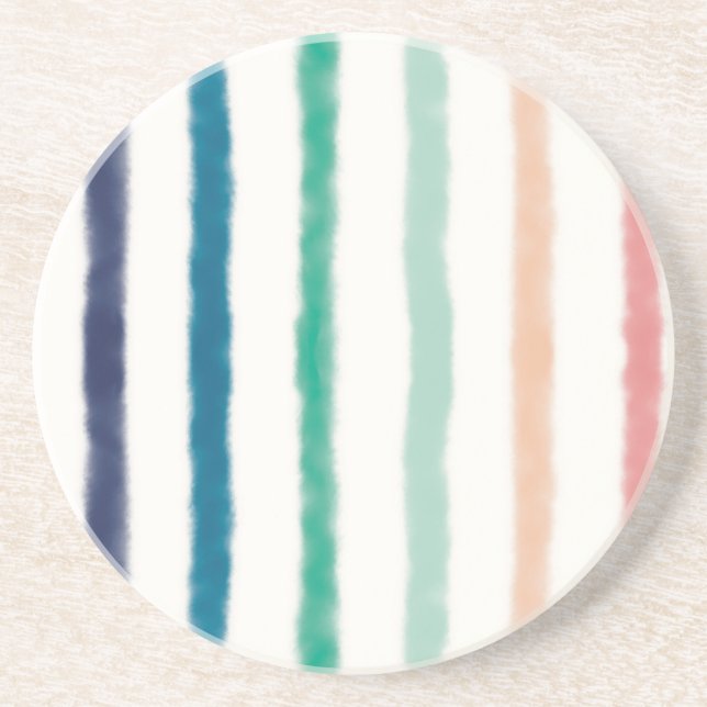 Seabreeze Stripes Coaster (Front)