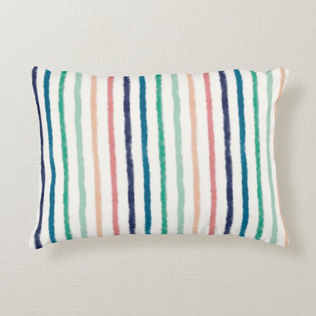 Seabreeze Stripes Decorative Cushion (Front)