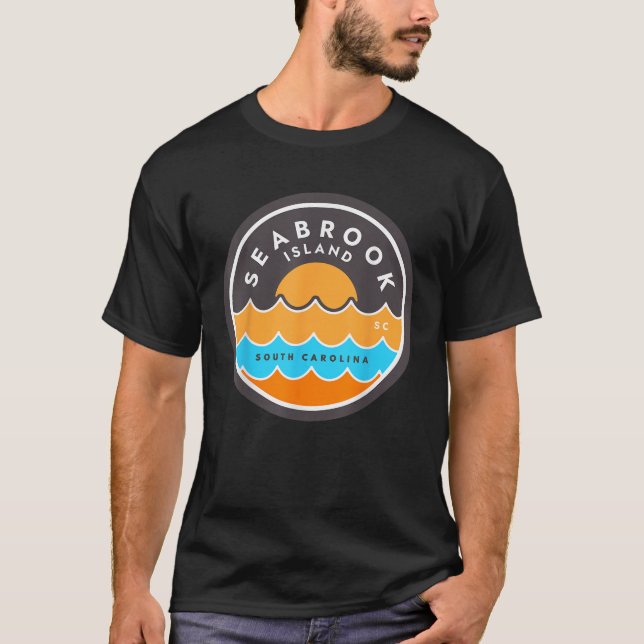 Seabrook Island Beach South Carolina SC Summer Vac T-Shirt (Front)