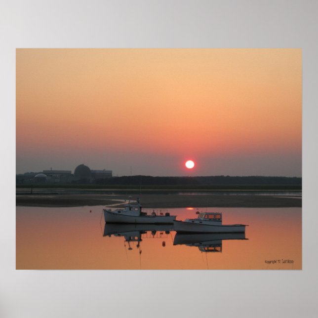 Seabrook Sunset Poster (Front)