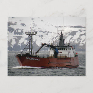 Seabrooke, Crab Boat in Dutch Harbour, Alaska Postcard