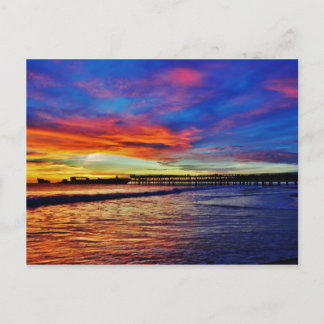 Seacliff Beach Sunset. Santa Cruz, CA. Postcard