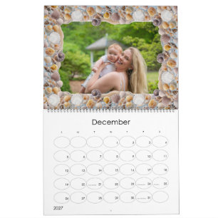 Seacoast Framed 12-month Family Photo Calendar