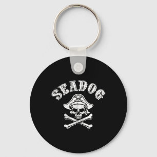Seadog Pirate Boating Sailing Yachting Cruise Men  Key Ring