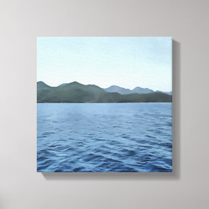 Seafarer Of The Turquoise Coast Painting Canvas Print