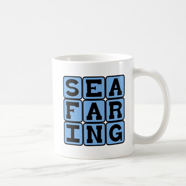 Seafaring, Aquatic Lifestyle Coffee Mug (Right)