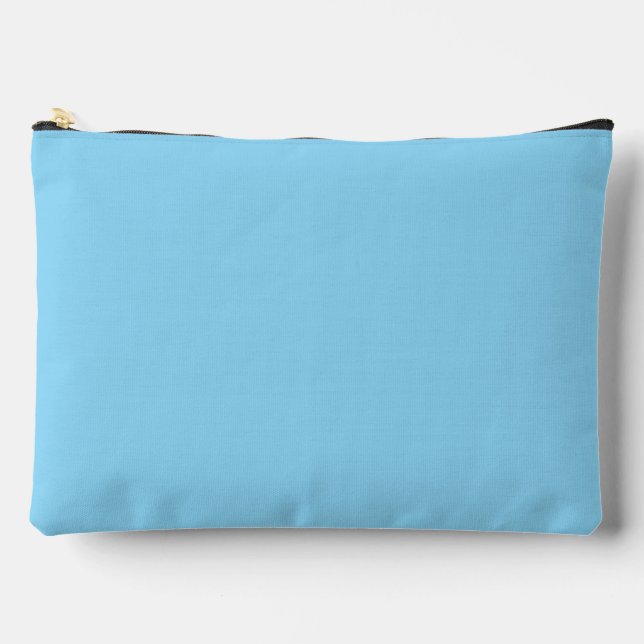 Seafoam Blue Cosmetic Bag (Front)