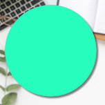 Seafoam Green Solid Colour | Classic | Elegant Classic Round Sticker<br><div class="desc">Seafoam Green Solid Colour | Classic | Elegant | Trendy | Stylish | Gift</div>