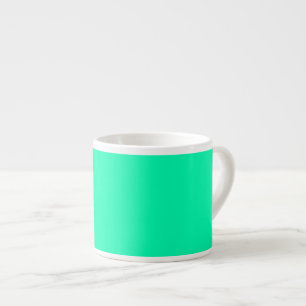 Seafoam Green Solid Colour   Classic   Elegant Espresso Cup